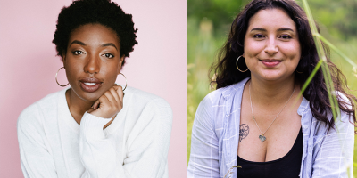 Headshots of both Kaylce Carter and Carmen Galvan of BIPOC Death and Grief Talk